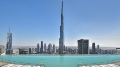 أفضل 3 مسابح مطلة على برج خليفة